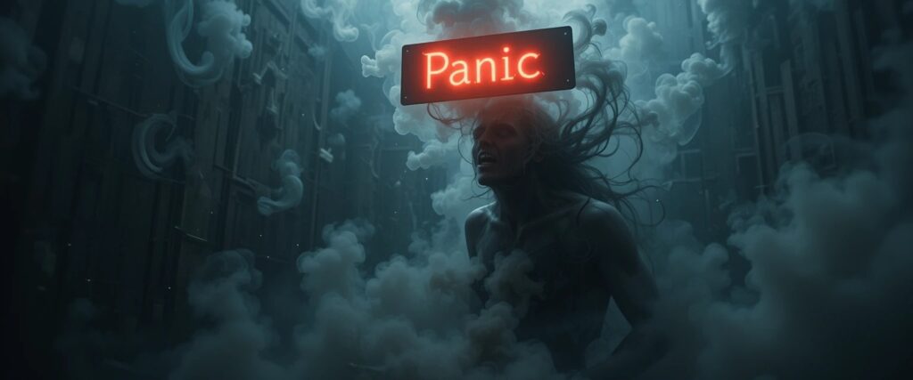 Panic abstract image